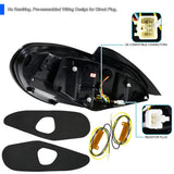 Coolstuffguru Compatible with/Replacement for 2010-2016 Hyundai Genesis Coupe 2Dr Red Smoke LED Sequential Tail Lights Brake Lamps