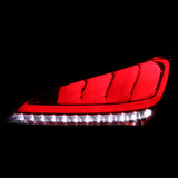 Coolstuffguru Compatible with/Replacement for 2010-2016 Hyundai Genesis Coupe 2Dr Red LED Sequential Rear Brake Tail Lights Pair