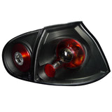 Coolstuffguru Compatible with Volkswagen Golf Gl Gls Gti Hatchback Black Tail Lights