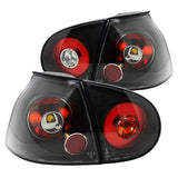 Coolstuffguru Compatible with Volkswagen Golf Gl Gls Gti Hatchback Black Tail Lights