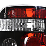 Coolstuffguru Fits VW Golf GTI MK4 Black Headlights w/ Built-in Fog Lamps+Tail Brake Lights