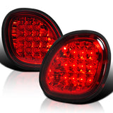 Coolstuffguru Compatible with Lexus GS300 400 430 Red LED Rear Tail Trunk Lights Brake Lamps