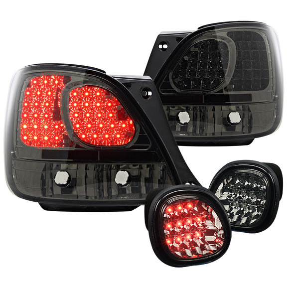 Coolstuffguru SMOKE LED TAIL+TRUNK LIGHTS Compatible with 1998-2005 GS300/GS400/GS430