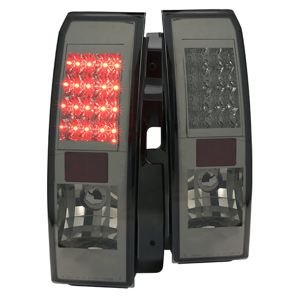 Coolstuffguru Compatible with Hummer H3 Base/ H3X Led Tail Lights Smoked Lens