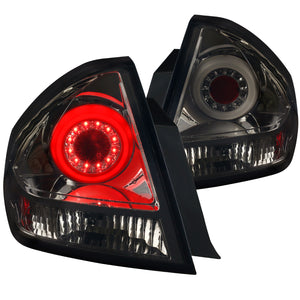 Coolstuffguru Compatible with Chevy Impala Replacement Smoke LED DRL Rear Tail Lights Brake Lamps Pair