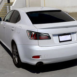 Coolstuffguru Compatible with 2006-2008 Lexus IS250 IS350 Jet Black Full LED Tail Lights Rear Brake Lamps Left+Right