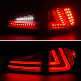 Coolstuffguru Compatible with Lexus IS250/350 Black Rear LED Light Bar Tail Brake Lamps Pair