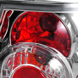 Coolstuffguru Compatible with Volkswagen Jetta Mk4 Chrome Clear Altezza Tail Lights