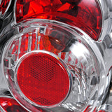 Coolstuffguru Compatible with Volkswagen Jetta Mk4 Chrome Clear Altezza Tail Lights