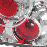 Coolstuffguru Compatible with Volkswagen Jetta Mk4 Chrome Clear Altezza Tail Lights