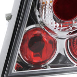 Coolstuffguru Compatible with Volkswagen Jetta Mk4 Chrome Clear Altezza Tail Lights