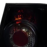 Coolstuffguru Compatible with Volkswagen Jetta Bora Smoke Lens Glossy Black Altezza Tail Rear Lights