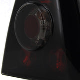 Coolstuffguru Compatible with Volkswagen Jetta Bora Smoke Lens Glossy Black Altezza Tail Rear Lights