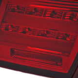 Coolstuffguru Compatible with Lexus LS460 Red Clear Full LED Tail Lights+Trunk Lamps Pair 4PC