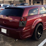 Coolstuffguru Compatible with Dodge Magnum Se Sxt Rt Wagon Black Housing Red Lens Tail Lights