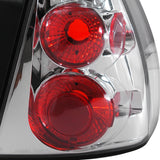 Coolstuffguru Compatible with Chevy Malibu Base Ls Lt Chrome Housing Altezza Tail Lights