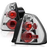 Coolstuffguru Compatible with Chevy Malibu Base Ls Lt Chrome Housing Altezza Tail Lights