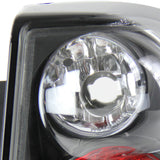 Coolstuffguru Compatible with Chevy Malibu Base Ls Lt Black Housing Altezza Tail Lights