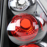 Coolstuffguru Compatible with Chevy Malibu Base Ls Lt Black Housing Altezza Tail Lights