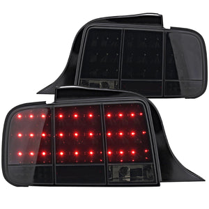 Coolstuffguru Compatible with Ford Mustang Smoked Sequential Signal Led Tail Brake Lights