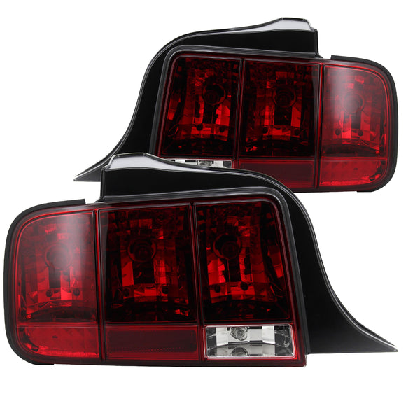 Coolstuffguru Compatible with Ford Mustang Sequential Red Tail Signal Lights Pair