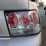 Coolstuffguru Compatible with Ford Mustang Clear Projector Headlights+Rear Brake Lamps Tail Lights Left+Ri