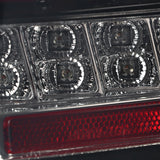 Coolstuffguru Black Smoke LED Sequential Red Tube Tail Brake Lights Compatible with 1999-2004 Ford Mustang