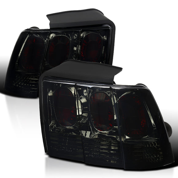 Coolstuffguru Compatible with Ford Mustang Gt Base Smoked Lens Altezza Tail Lights Lamps