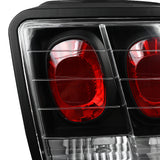 Coolstuffguru Compatible with Ford Mustang Replacement Black Projector Headlights+Rear Brake Lamps Tail Li