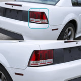 Coolstuffguru Compatible with Ford Mustang Chrome Red Sequential LED Tail Lights