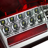 Coolstuffguru Compatible with Ford Mustang Chrome Red Sequential LED Tail Lights