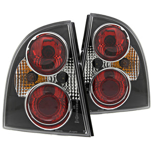 Coolstuffguru Compatible with Volkswagen Passat 4Dr Black Euro Altezza Tail Lights