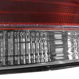 Coolstuffguru Compatible with/Replacement for 1997-2001 Honda Prelude Type Sh/ Base Tail Lights Red/Clear