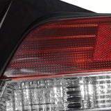 Coolstuffguru Compatible with/Replacement for 1997-2001 Honda Prelude Type Sh/ Base Tail Lights Red/Clear