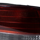 Coolstuffguru Compatible with/Replacement for 1997-2001 Honda Prelude Type Sh/ Base Tail Lights Red/Clear