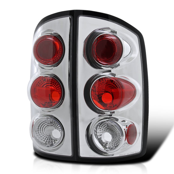 Coolstuffguru Compatible with Dodge Ram 1500/2500/3500 Chrome Housing Altezza Tail Lights