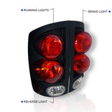 Coolstuffguru Compatible with Dodge Ram 1500 2500 3500 3D Sytle Black Tail Lights