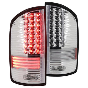 Coolstuffguru Compatible with Dodge Ram 1500/2500/3500 Pickup Clear Lens LED Rear Tail Brake Lights Pair