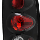 Coolstuffguru Compatible with Dodge Ram 1500 2500 3500 Black Housing Altezza Tail Lights