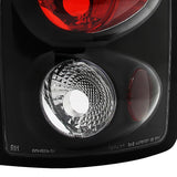 Coolstuffguru Compatible with Dodge Ram 1500 2500 3500 Black Housing Altezza Tail Lights