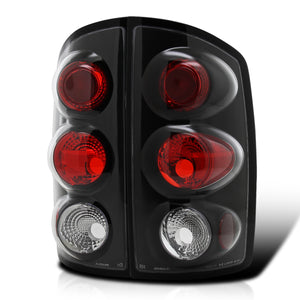 Coolstuffguru Compatible with Dodge Ram 1500 2500 3500 Black Housing Altezza Tail Lights