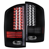 Coolstuffguru Compatible with Dodge Ram 1500 2500 3500 Pickup Black Clear LED Tail Lights