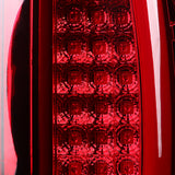 Coolstuffguru Red Lens LED Bar Tail Lights Compatible with Dodge Ram 1500 2500 3500 2002-2006 L+R Pair Taillight Assembly