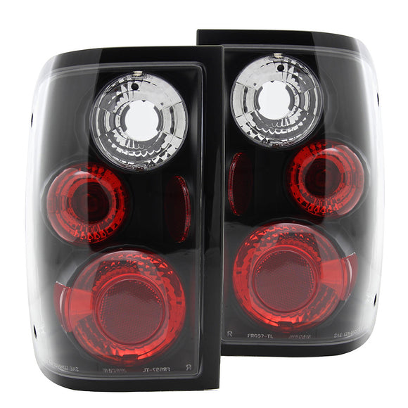 Coolstuffguru Compatible with Ford Ranger Xl Xlt Edge/Tremor Black Altezza Tail Lights