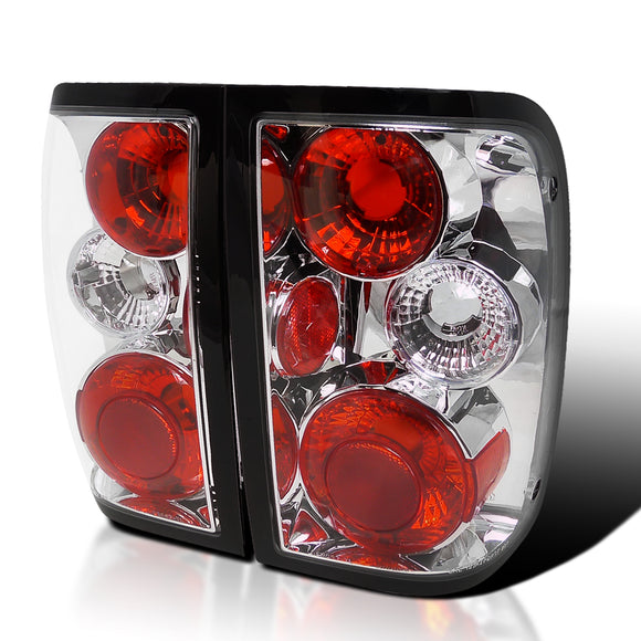 Coolstuffguru Compatible with Ford Ranger Xl Xlt Stx Chrome Housing Altezza Tail Lights