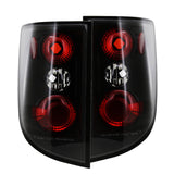 Coolstuffguru Tail Lights Brake Lamps Black Compatible with Honda Ridgeline 2002-2010 L+R Pair Taillight Assembly