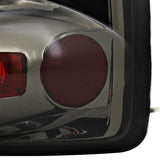 Coolstuffguru Compatible with Chevy S10 Ls Ss Zr2/ GMC Sonoma Sl Sle Sls Smoked Altezza Tail Lights