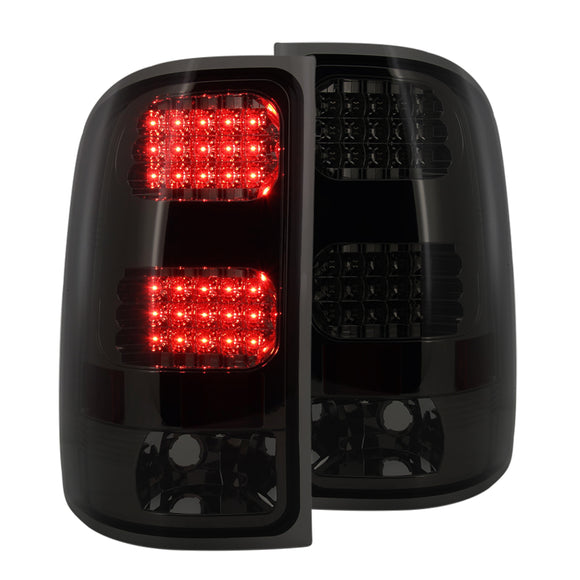 Coolstuffguru Compatible with Gmc Sierra 1500/2500/3500 Smoked Led Tail Lights