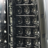 Coolstuffguru Compatible with GMC Sierra Glossy Black LED Projector Headlights+Smoke C-LED Tail Brake Lamp