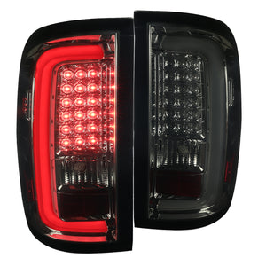 Coolstuffguru Compatible with GMC Sierra 1500 2500HD 3500HD Smoke Rear Brake Lamps LED Tail Lights Replacement